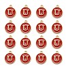 Golden Plated Alloy Enamel Charms ENAM-S118-03U-2