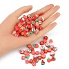 100Pcs 10 Styles Handmade Polymer Clay Beads CLAY-FP0001-19-4