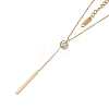 Ion Plating(IP) 304 Stainless Steel Cable Chain Necklaces NJEW-G081-01G-1