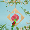 Wooden Bird Feeder AJEW-FG0004-81A-4