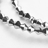 Electroplate Glass Beads Strands LS-EGLA-J026-3mm-F19-3