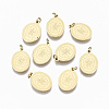 304 Stainless Steel Pendants STAS-S116-039G-1
