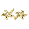 Brass Micro Pave Cubic Zirconia Pendants KK-P236-13G-2