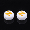 Initial Acrylic Beads X-OACR-E001-20N-2