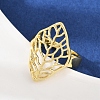 Brass Adjustable Cuff Rings RJEW-C139-16B-G-2