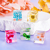5Pcs 5 Colors Resin Cube Fridge Magnet Home Decoration Accessoriesa FIND-TA0005-87-7