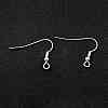 304 Stainless Steel Earring Hooks STAS-L258-001B-S-2