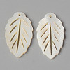 Natural Freshwater Shell Pendants SHEL-N026-88-2