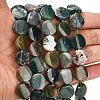 Natural Moss Agate Beads Strands G-NH0028-03-2