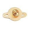 Golden Alloy Brooches JEWB-E032-01G-05-2