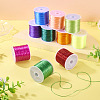 10 Rolls 10 Colors Flat Elastic Crystal Thread EW-TA0001-07-5