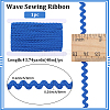 40M Polyester Wavy Fringe Trim Ribbon OCOR-GF0004-39U-2