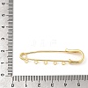 Brass Brooch Findings KK-I364-37G-3