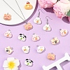 20Pcs Opaque Resin Pendants RESI-YW0005-60-4