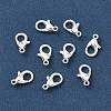 Zinc Alloy Lobster Claw Clasps PALLOY-R042-301-S-NF-1