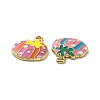 Alloy Enamel Pendants ENAM-A139-15G-3