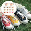 14Pcs 7 Colors Alloy Rhinestone Shoelace Charms FIND-GO0001-51-6