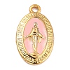 Golden Alloy Enamel Pendants KK-P197-16G-1-1