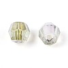 Transparent Spray Painted Glass Beads LS-EGLA-N018-4mm-03-3