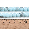 Baking Paint Glass Beads Strands DGLA-N013-8mm-03-4