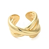 Brass Open Cuff Rings RJEW-A046-03G-2