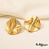 Irregular Shape Stainless Steel Stud Earrings RW8106-4-1