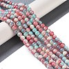 Baking Paint Glass Bead Strands GLAA-H031-01A-M-3