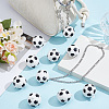 10Pcs PVC & Iron Charms FIND-SC0022-19-4