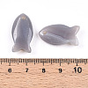 Natural Grey Agate Pendants G-N342-106C-3