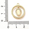 Brass Micro Pave Cubic Zirconia Pendants KK-G519-07G-03-3