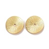 Textured Brass Beads LS-X-KK-Z024-01G-1