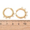 304 Stainless Steel Hoop Earring Findings STAS-D183-02B-G-2