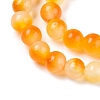 Dyed Natural White Jade Beads Strands G-T140-4mm-A11-4