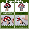 2Pcs Polyester Towel Embroidery Cloth Iron on Patches PATC-FG0002-46B-4