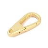 Brass Spring Gate Clasps KK-M311-24G-01-2