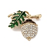 Alloy Rhinestone Brooch JEWB-K027-02G-2