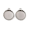 304 Stainless Steel Pendant Cabochon Settings STAS-NH0003-03P-01-1