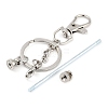 Metal Beadable Keychains KEYC-D288-02P-4