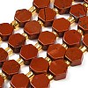 Natural Red Jasper Beads Strands G-F833-B15-01-2
