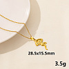 Stylish Ocean Stainless Steel Octopus Pendant Necklace for Women ZE1503-10-1