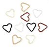 10Pcs 5 Colors Aluminum Spring Gate Rings KEYC-TA0004-77-2