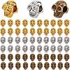 60Pcs 3 Colors Alloy European Beads FIND-PH0021-84-1