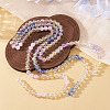 3 Colors 3 Strands Electroplate Glass Beads Strands EGLA-TA0013-51B-5