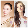 Cloth Rose with Crystal Rhinestone Brooch Pin JEWB-WH0028-13LG-5