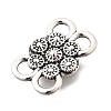 Tibetan Style Alloy Links Connector Charms FIND-D042-07D-AS-2