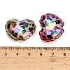 Plating Acrylic European Beads AC-CBA49BC-01-3