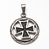 304 Stainless Steel Pendants STAS-M202-11AS-1