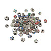 Kissitty 58pcs 29 style Alloy Rhinestone European Beads MPDL-KS0001-03-3