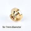 Wax Seal Brass Stamp Head AJEW-WH0209-396-3