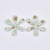 Printing PU Leather Pendants FIND-T062-001J-1
